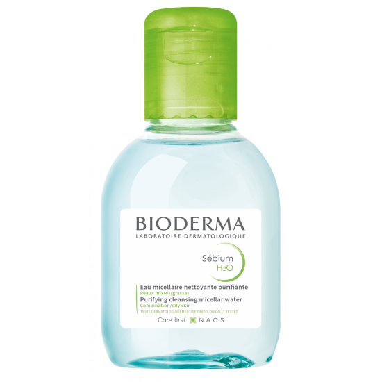 Bioderma Sebium Η2Ο Νερό Καθαρισμού Micellaire, Καθαρίζει & Αφαιρεί το Μακιγιάζ, Λιπαρό Δέρμα 100ml
